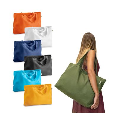 CAMDEN - Borsa in cotone (50%), cotone riciclato (30%) e poliestere (20% rPET) (280 g/m²)