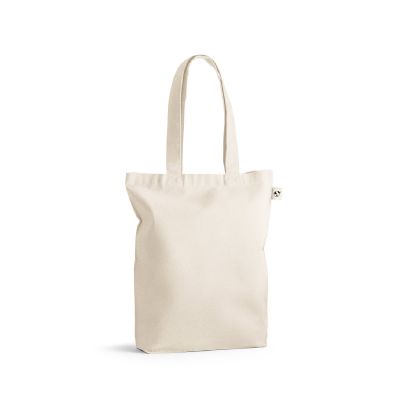 GIRONA - Borsa in cotone (50%), cotone riciclato (30%) e poliestere (20% rPET) (220 g/m²)