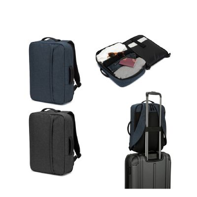 NIAMEY - Zaino per laptop da 15.6 in poliestere riciclato 300D ad alta densità