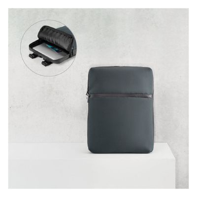 URBAN BACKPACK - Zaino porta PC 14'' in soft shell e tela cerata