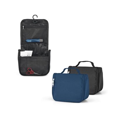 WILLIS - Beauty case in microfibra con varie tasche