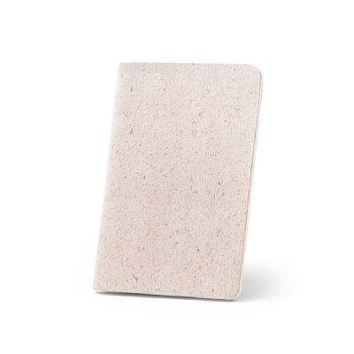 ORGANIC SOFT - Block notes A6 con copertina flessibile fabbricata tramite la materia organica degli elefanti (80%)