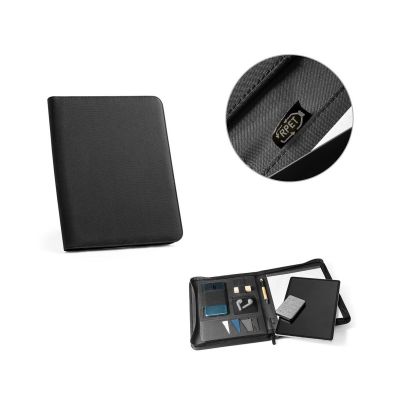 EMERGE FOLDER - Cartella A4 in poliestere riciclato (100% rPET) 300D con chiusura zip