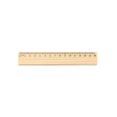 WESLEY 15 - Righello in legno di pino con scala graduatada 15 cm