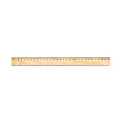 WESLEY 30 - Righello in legno di pino con scala graduatada 30 cm