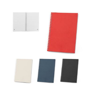 SCHILLER - Blocco note A5 con copertina flessibile,realizzato con carta riciclata al 100%