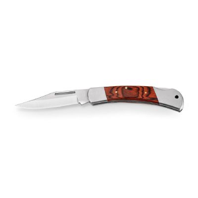 FALCON II - Coltello tascabile in acciaio inox e legno