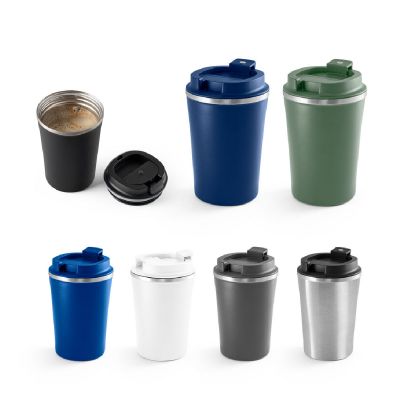 PHELPS - Bicchiere da viaggio in acciaio inox e PP 470ml