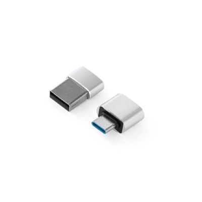 MINSKY - Set di 2 adattatori USB-A / USB-C in alluminio