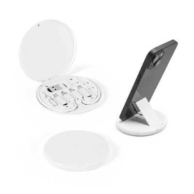 SYSTROM - Set adattatore e cavo di ricarica superveloce in ABS riciclato (100% rABS)