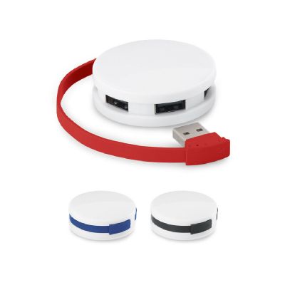GARDNER - HUB con cavo e 4 porte USB-A in ABS