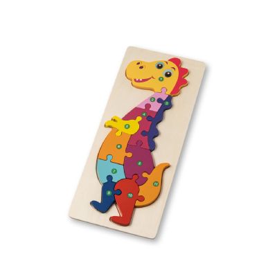 DIPLODOCO - Puzzle in legno compensato a forma di dinosauro