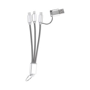 RASHORT - Portachiavi con cavo di ricarica usb