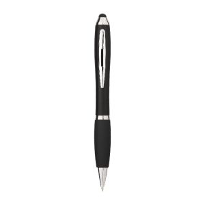 NASH - Penna a sfera con stylus e impugnatura nera