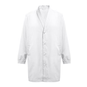 THC MINSK WH - Grembiule da lavoro in cotone e poliestere. Colore bianco