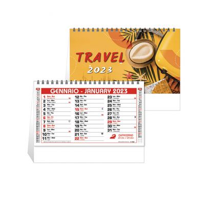 TRAVEL - calendario da tavolo a tema viaggi