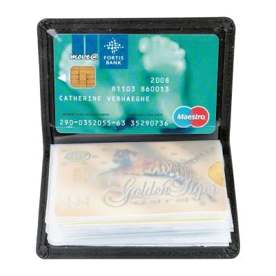 KATHLEEN - Porta carte di credito lussuoso, in pelle 