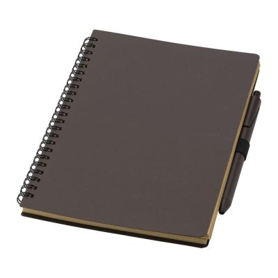 CLIVE - Notebook in fibra di caffè con penna 