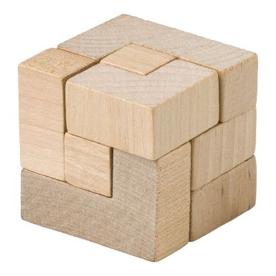 AMBER - Puzzle Cubo, gioco in legno 