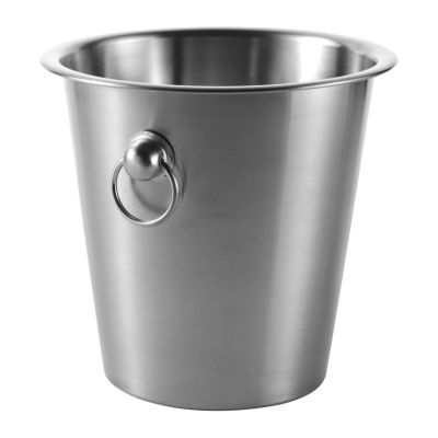 HESTER - Secchiello champagne, in acciaio inox 