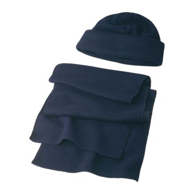 RUSSO - Set cappello e sciarpa in pile 