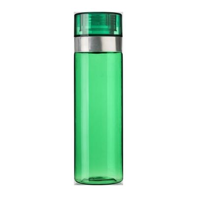 ARTEMIO - Boraccia in Tritan trasparente, anello in acciaio inox 