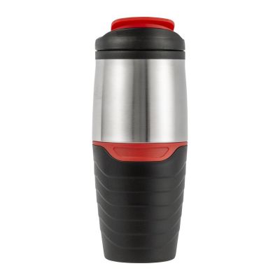 PAMELA - Tazza termica in acciaio inox e PP, capacità 450 ml 