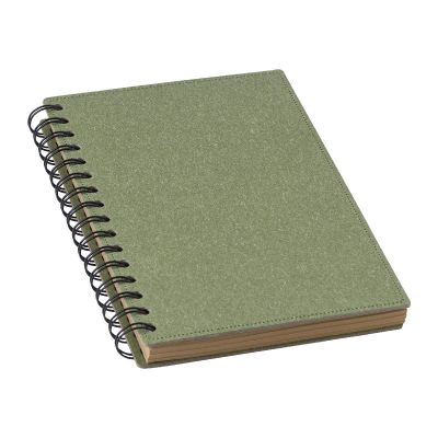 CALEB - Notebook wire-o con copertina rigida in cartone riciclato