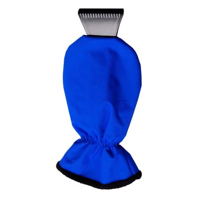 ASHTON - Raschietto per ghiaccio in ABS con guanto in poliestere 