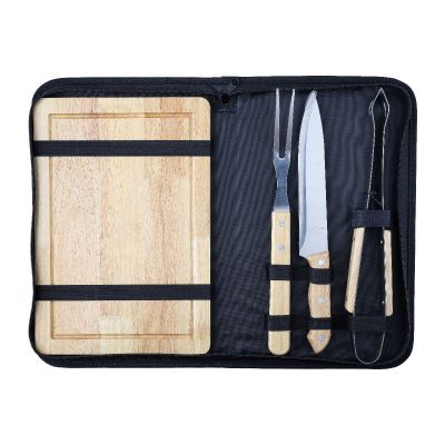 KATHLEEN - Set barbecue in acciaio inox 