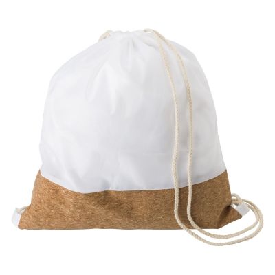 ELODIE - Zaino a sacca rPET con base in sughero 