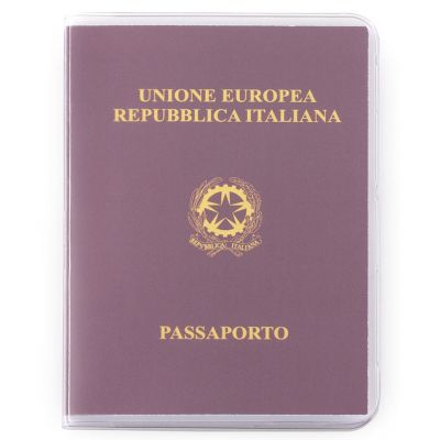 PASSPORT - porta passaporto in PVC trasparente