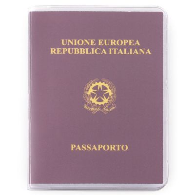 PASSPORT - porta passaporto in PVC trasparente