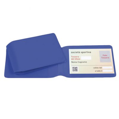 FAN CARD - porta card associazioni in similpelle