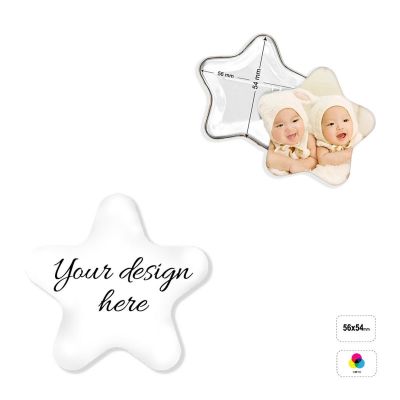 PIN STAR 65 - spilla a forma di stella