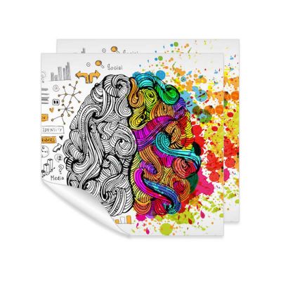 STICKER L SQUARE - etichette in carta adesiva