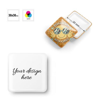 40 Pezzi Spille Personalizzabili, Spille Rotonde, Basi Di Acrilico Spilla,  Spillette In Stile Badge, Resistente All'Usura, Non Fragile e a Tenuta  d'Aria, Progetta Badge Speciali Per Scuole e Aziende : : Giochi