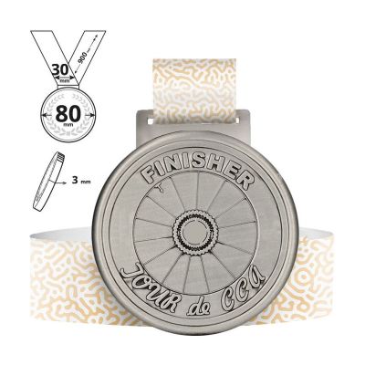 KIPTUM - medaglia in lega di zinco 3mm