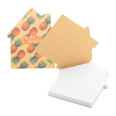 CREASTICK HOUSE ECO - Blocco appunti personalizzabile con fogli adesivi