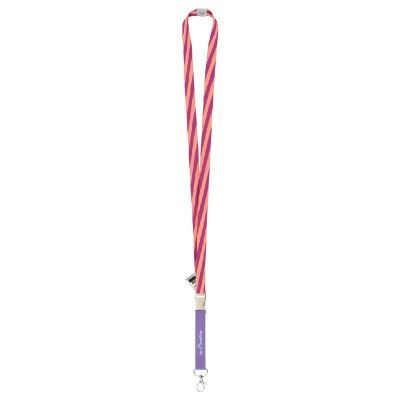 SUBYARD 15 C SAFE ECO - Lanyard personalizzabile con stampa in sublimazione