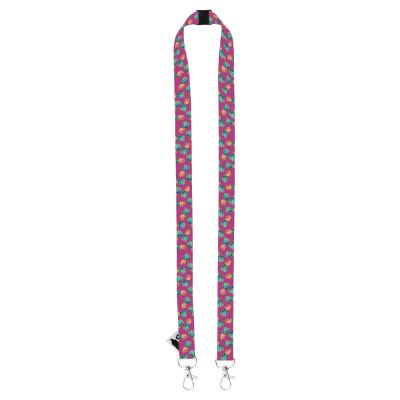 SUBYARD DOUBLE SAFE RPET - Lanyard stampa sublimazione