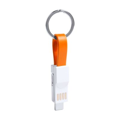 HEDUL - portachiavi caricabatteria con cavetti usb