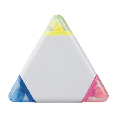 TRICO - evidenziatore a forma di triangolo con 3 marcatori