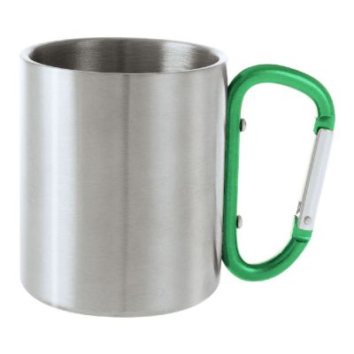 BASTIC - tazza in metallo con moschettone