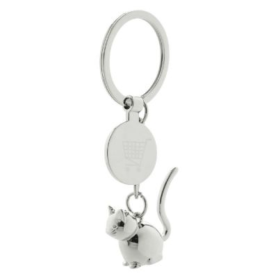 HOINZO - portachiavi animale con gettone in metallo
