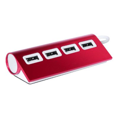 WEEPER - hub usb  in alluminio 4 porte e connessione usb