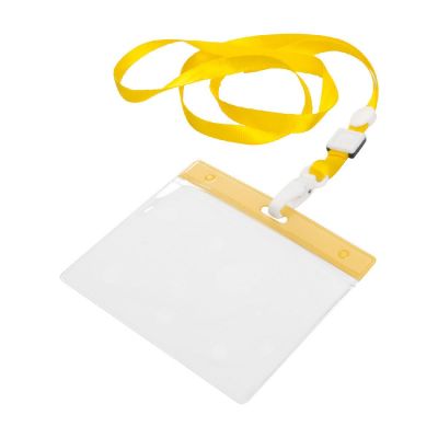 MAES - lanyard portabadge con moschettone e porta pass