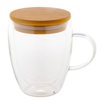GROBINA - mug termico in vetro