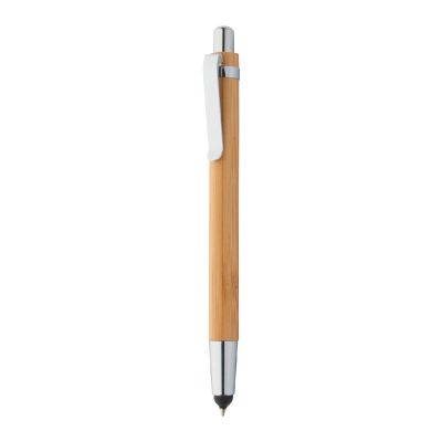 TASHANIA BLACK - Penna a sfera capacitiva in bambù