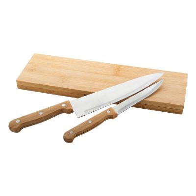SANJO - Set coltelli con manici in bambù
